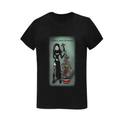 Have A Dark Christmas Women's T-Shirt in USA Size (Two Sides Printing)