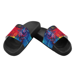 oil_i Men's Slide Sandals/Large Size (Model 057)