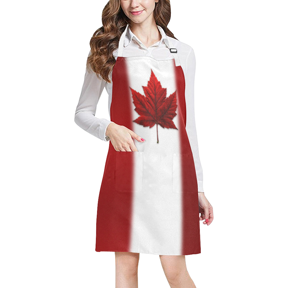 Canada Flag Aprons All Over Print Apron