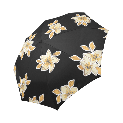 Yellow Blossoms Umbrella Auto-Foldable Umbrella (Model U04)
