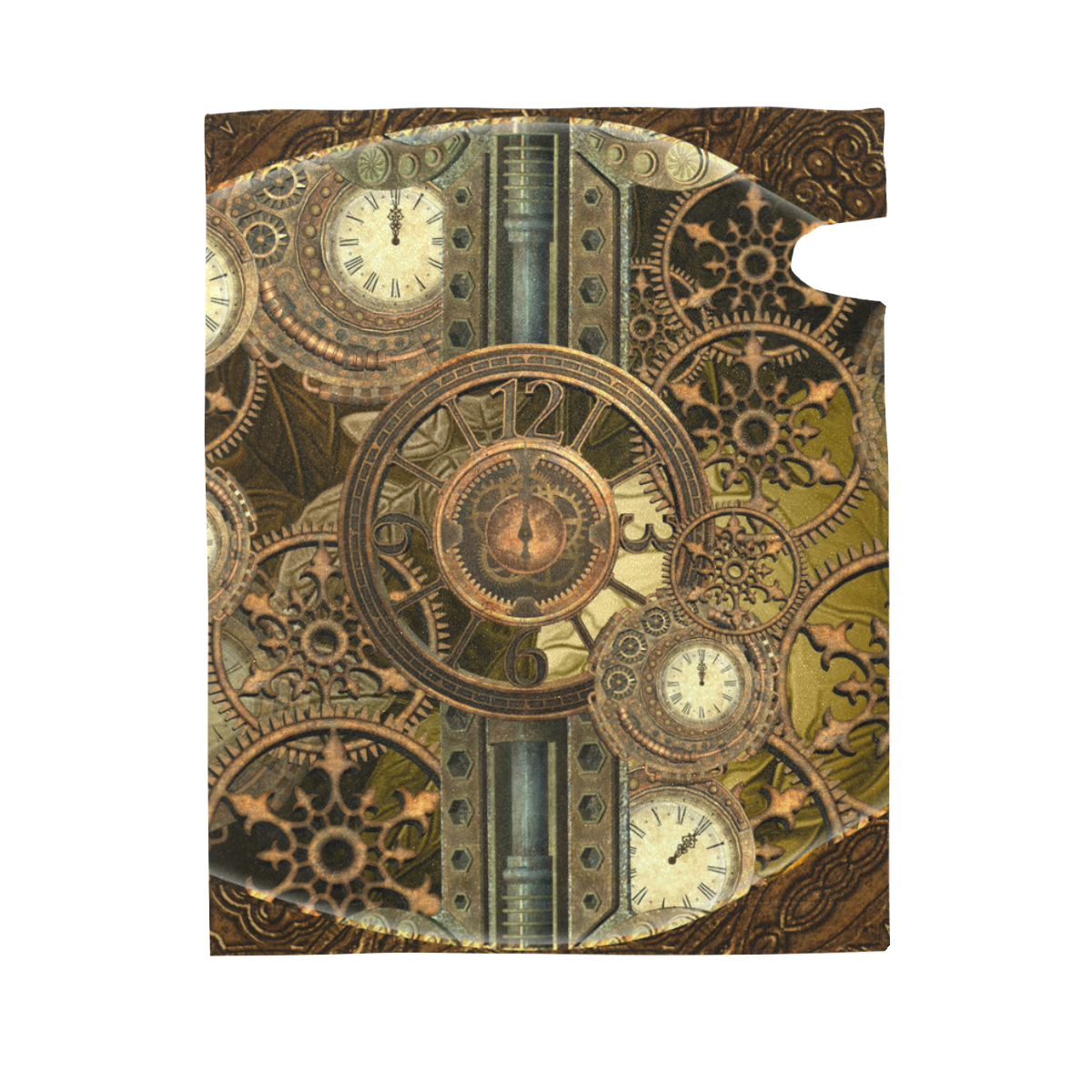 Steampunk clocks and gears Mailbox Cover