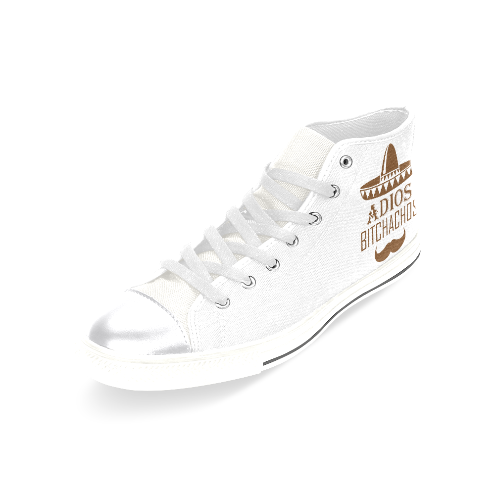 Adios Bitchachos Women's Classic High Top Canvas Shoes (Model 017)