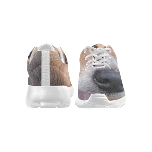 Dog Print Branded Shoes Women's Athletic Shoes (Model 0200)