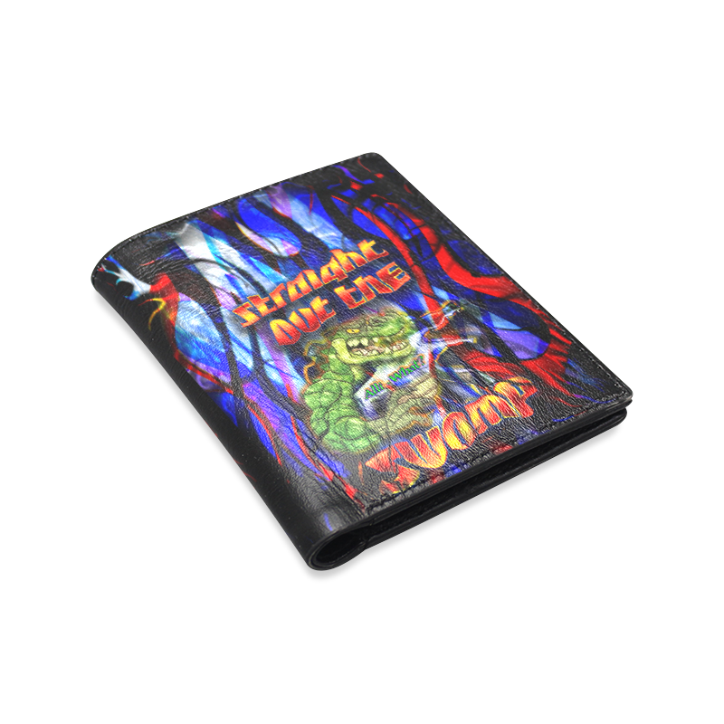 Straight out the Swamp 1 by TheONE Savior @ IMpossABLE Endeavors Men's Leather Wallet (Model 1612)