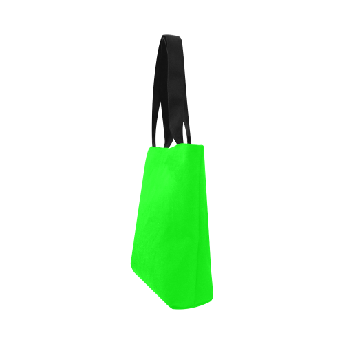 Green Canvas Tote Bag (Model 1657)