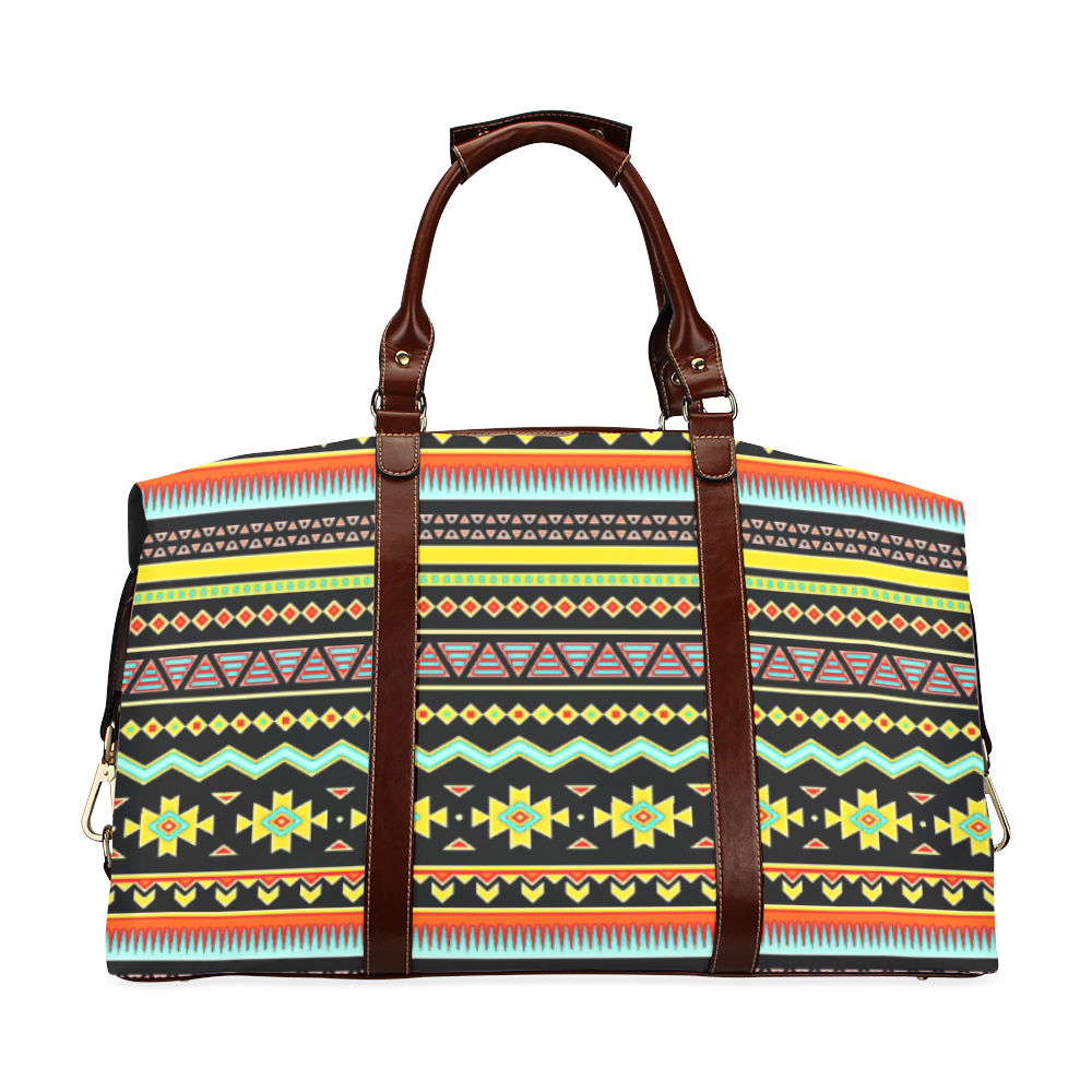 bright tribal Classic Travel Bag (Model 1643) Remake