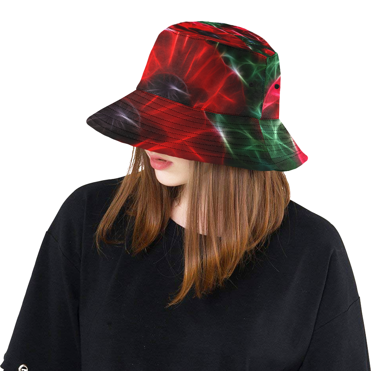 Wonderful Poppies In Summertime All Over Print Bucket Hat