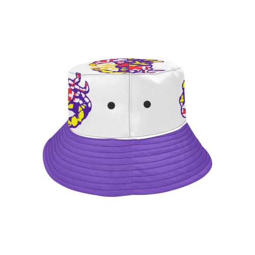 PUR26WITE All Over Print Bucket Hat