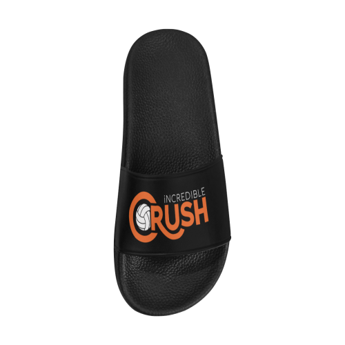 Crush Slides - Black Women's Slide Sandals (Model 057)
