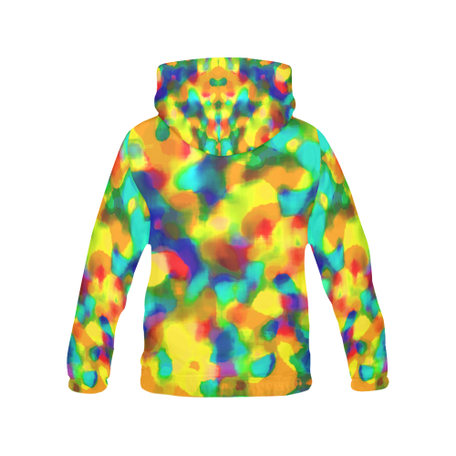 Colorful watercolors texture All Over Print Hoodie for Men (USA Size) (Model H13)