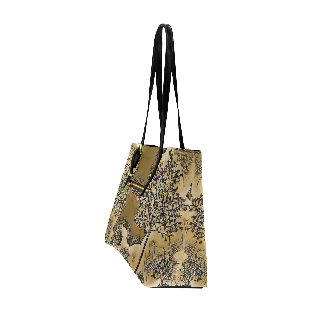 Among Trees2 Euramerican Tote Bag/Large (Model 1656)