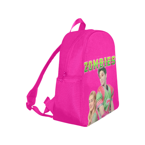Zombies pink Multi-Pocket Fabric Backpack (Model 1684)