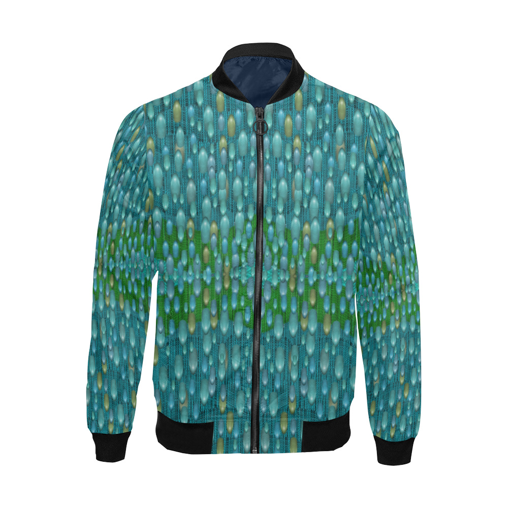 starfall and rain All Over Print Bomber Jacket for Men/Large Size (Model H19)