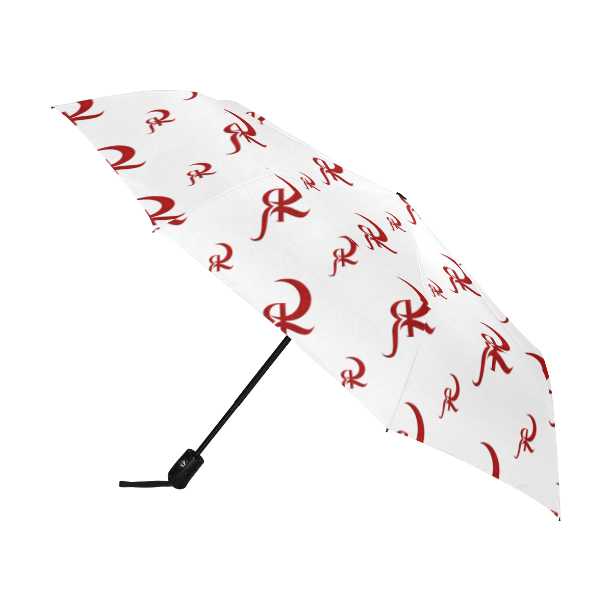 Red Queen Pattern Symbol White Anti-UV Auto-Foldable Umbrella (U09)