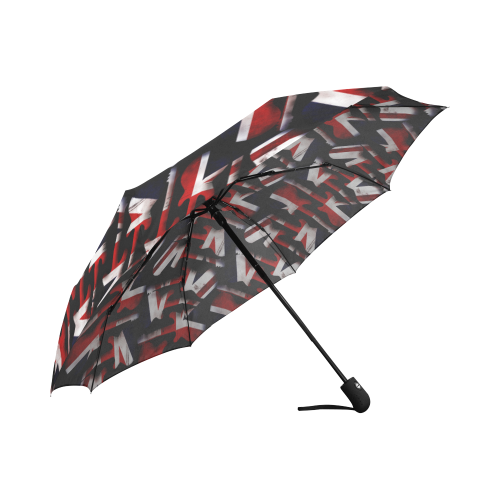Union Jack British UK Flag Guitars Auto-Foldable Umbrella (Model U04)