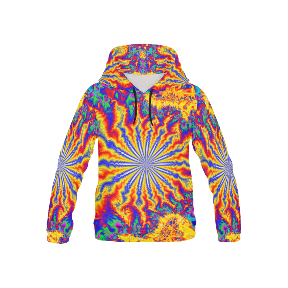 Chaos All Over Print Hoodie for Kid (USA Size) (Model H13)