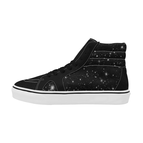 Stars in the Universe Women's High Top Skateboarding Shoes/Large (Model E001-1)