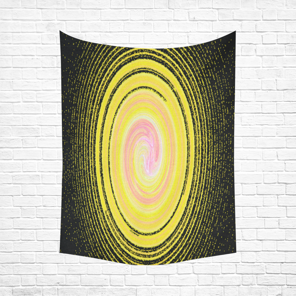 swirl Cotton Linen Wall Tapestry 60"x 80"