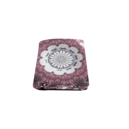Bejeweled Royal Purple Diadem Fractal Abstract Blanket 40"x50"