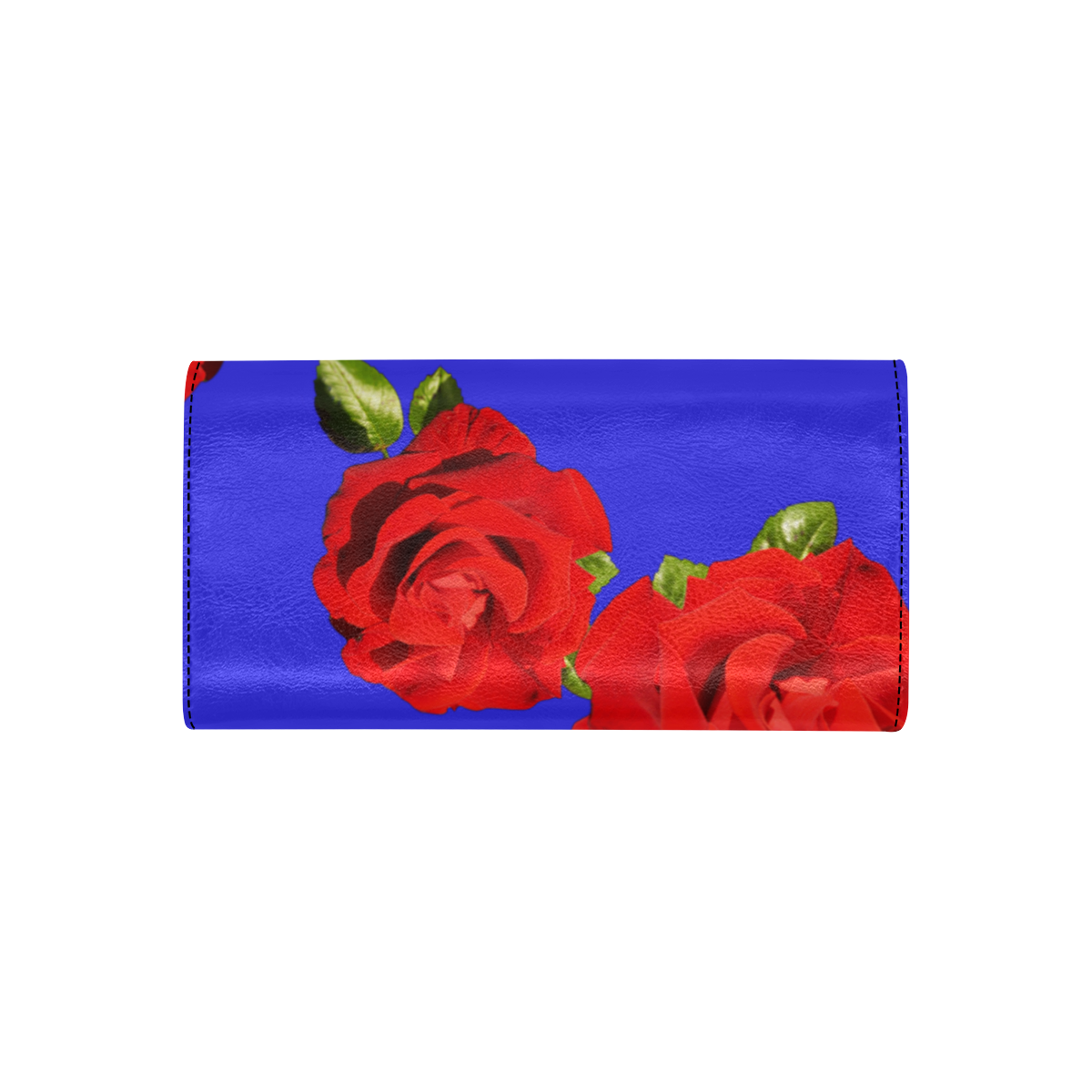 Fairlings Delight's Floral Luxury Collection- Red Rose Women's Flap Wallet 53086c11 Women's Flap Wallet (Model 1707)