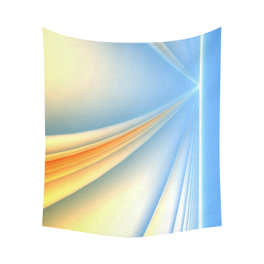 The Blinding Light of Day Cotton Linen Wall Tapestry 60"x 51"