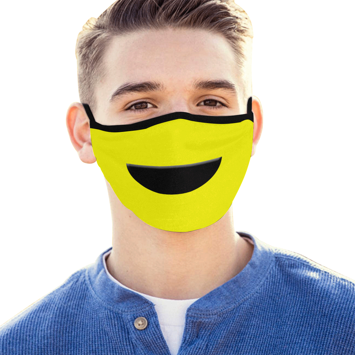 Emoticon Smile Mouth Mask
