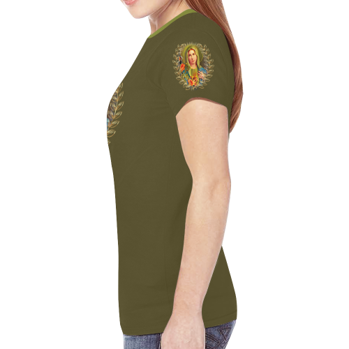 Saint Mary New All Over Print T-shirt for Women (Model T45)