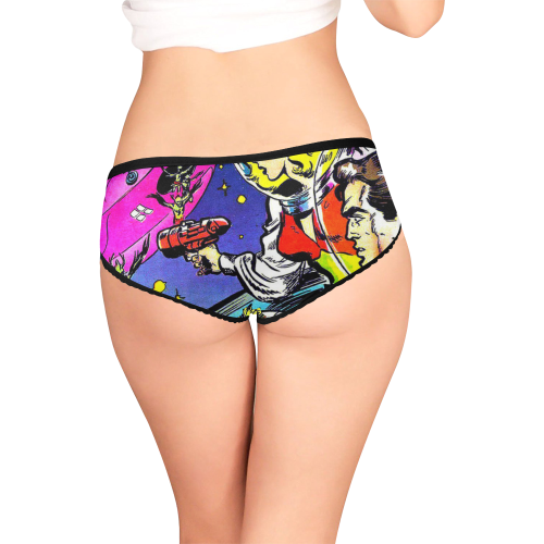 Battle in Space 2 Women's All Over Print Girl Briefs (Model L14)