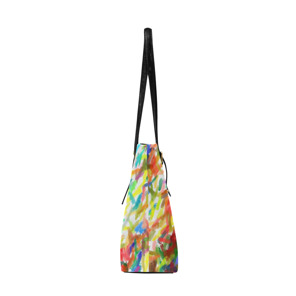 Colorful brush strokes Euramerican Tote Bag/Large (Model 1656)