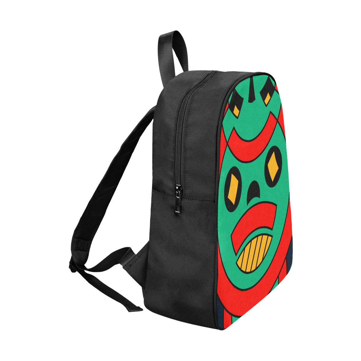 African Scary Tribal Fabric School Backpack (Model 1682) (Large)