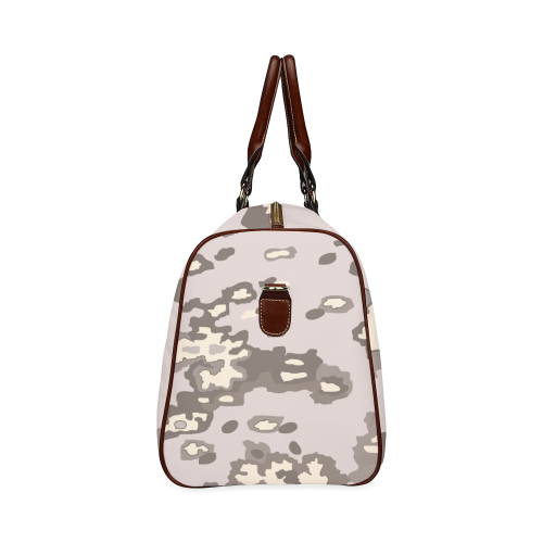 Dust color camoflage Waterproof Travel Bag/Small (Model 1639)