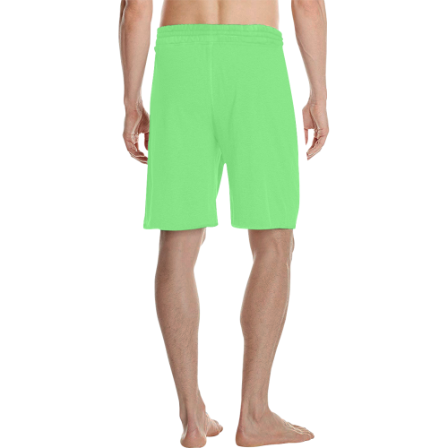 Rodger lime Men's All Over Print Casual Shorts (Model L23)
