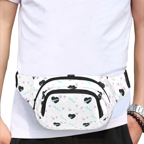 geometrictopcutepattern1 Fanny Pack/Small (Model 1677)