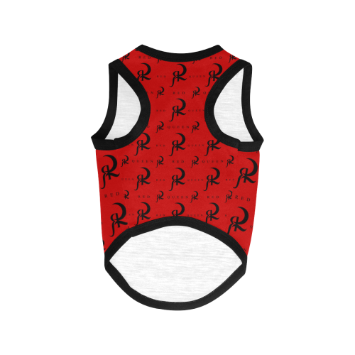 RED QUEEN BLACK SYMBOL LOGO ALL OVER PRINT RED All Over Print Pet Tank Top