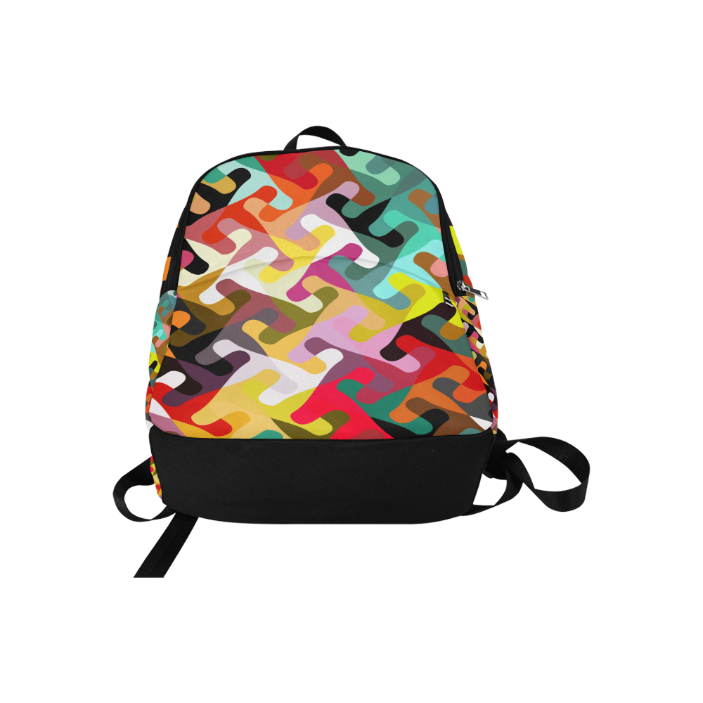 Colorful shapes Fabric Backpack for Adult (Model 1659)
