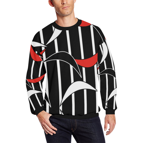19rb All Over Print Crewneck Sweatshirt for Men (Model H18)