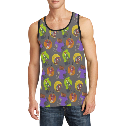Pin-Up Witches Tank Top Men's All Over Print Tank Top (Model T57)