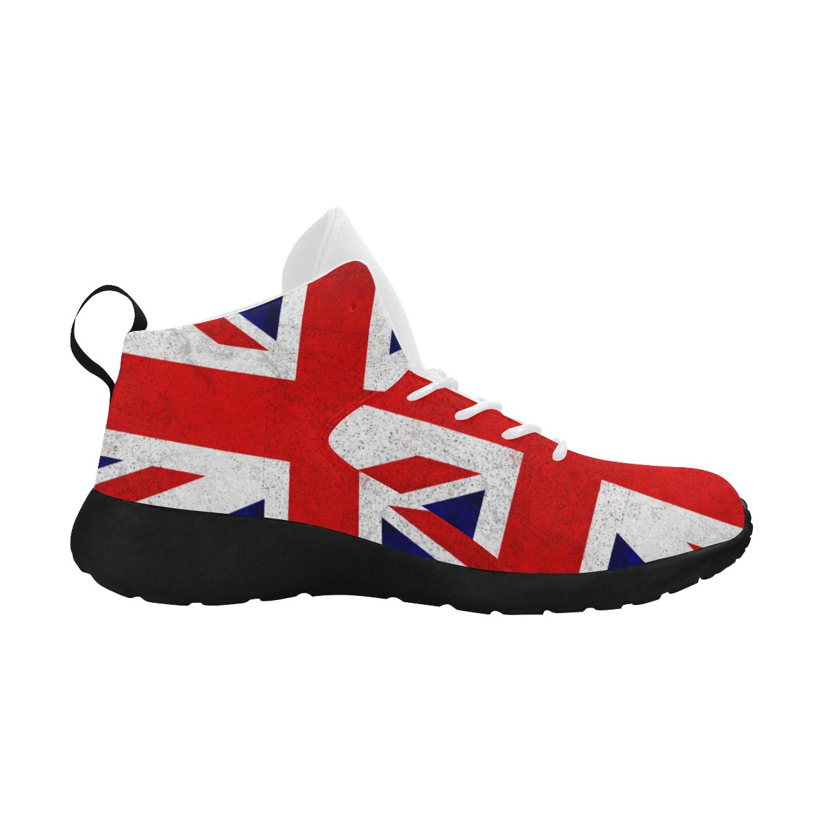United Kingdom Union Jack Flag - Grunge 2 Women's Chukka Training Shoes (Model 57502)
