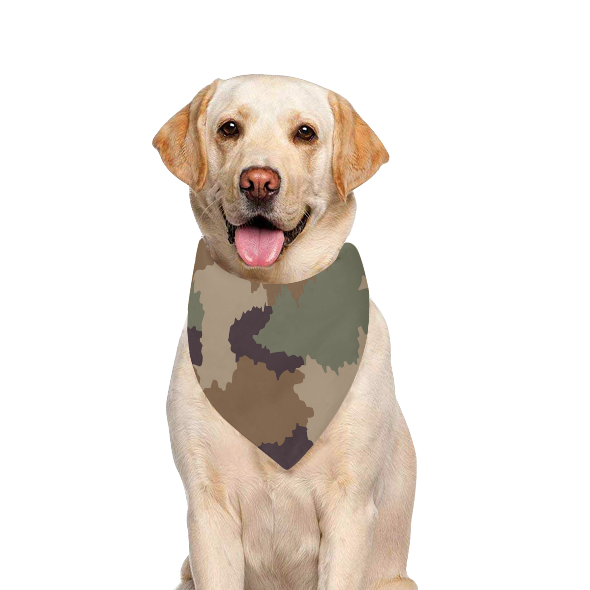 Army Digital Camouflage Pet Dog Bandana/Large Size