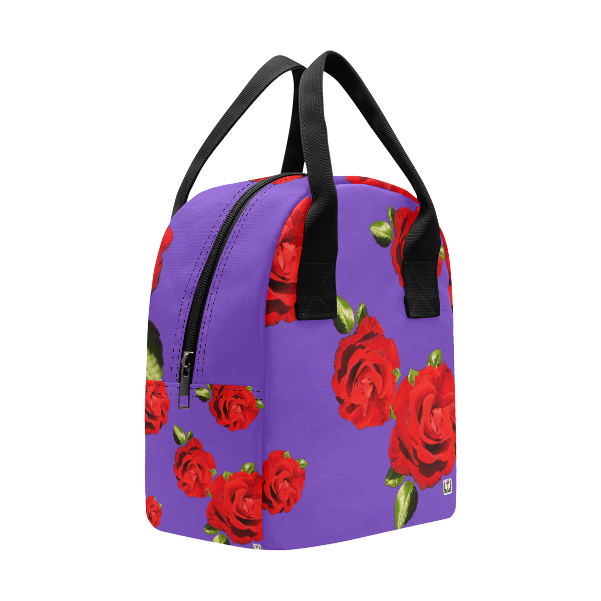 Fairlings Delight's Floral Luxury Collection- Red Rose Zipper Lunch Bag 53086b8 Zipper Lunch Bag (Model 1689)