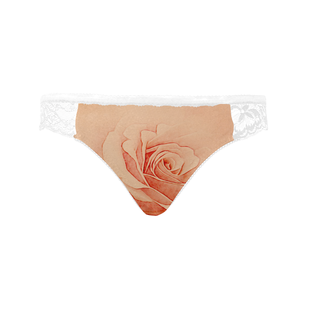 Beautiful roses Women's Lace Panty (Model L41)