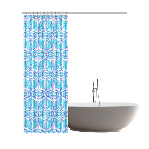 geometric doodle 1 Shower Curtain 72"x84"