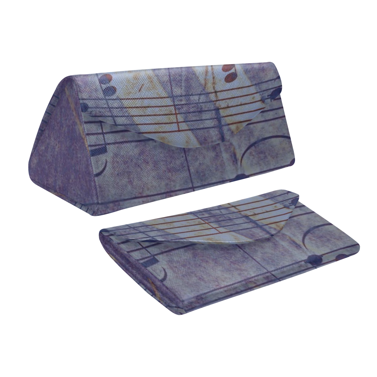 Music, vintage look C by JamColors Custom Foldable Glasses Case