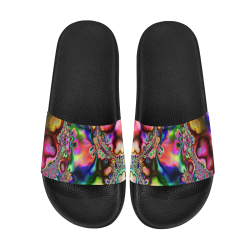 Rainbow Slick Women's Slide Sandals (Model 057)