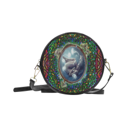 Celtic Cosmic Essence Darkstar Round Sling Bag (Model 1647)