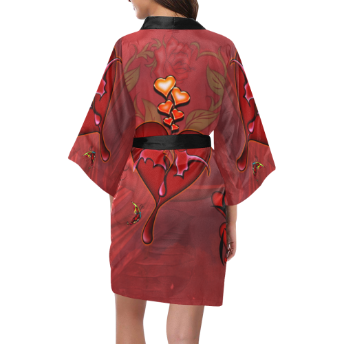 Wonderful hearts Kimono Robe
