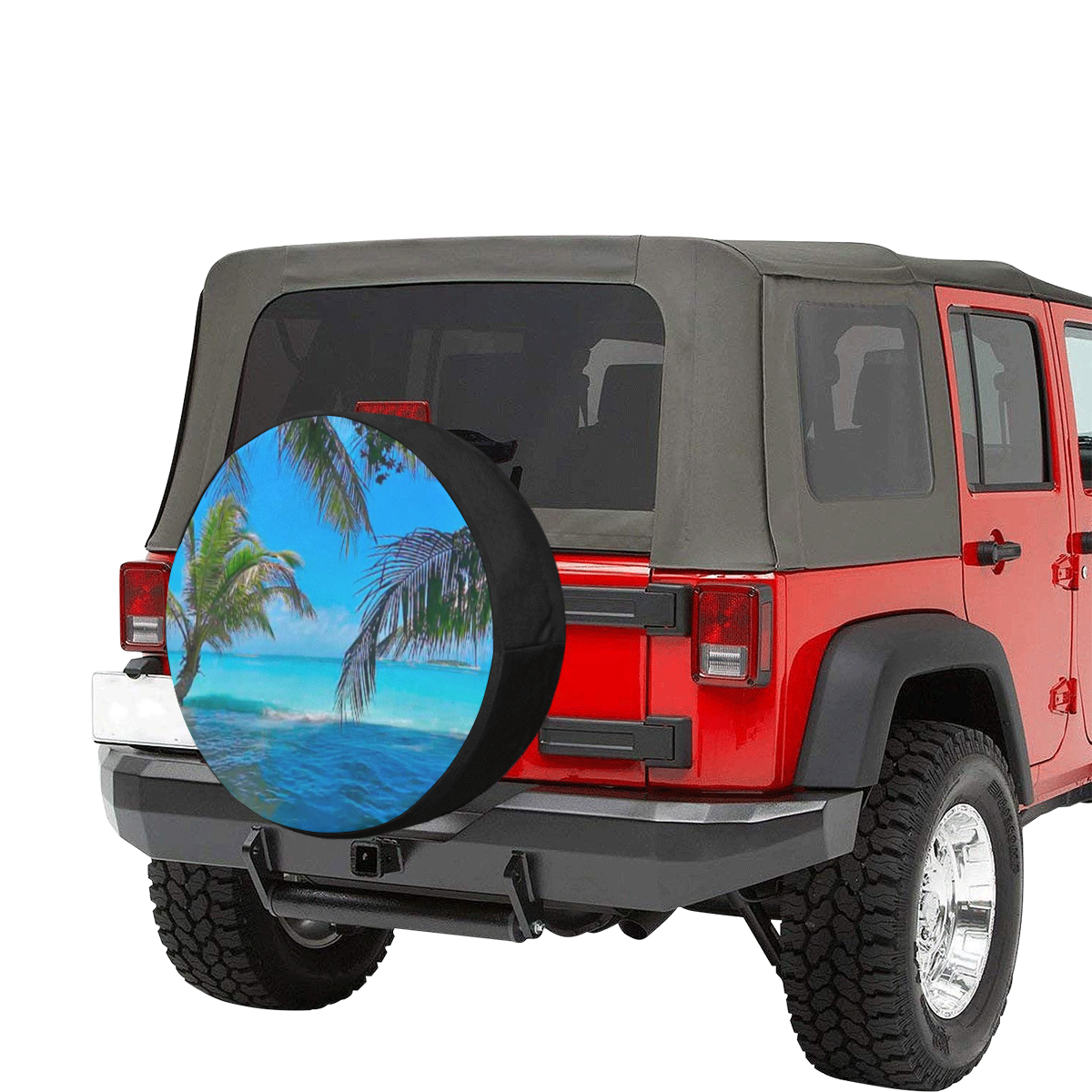 Ocean Palm 32 Inch Spare Tire Cover