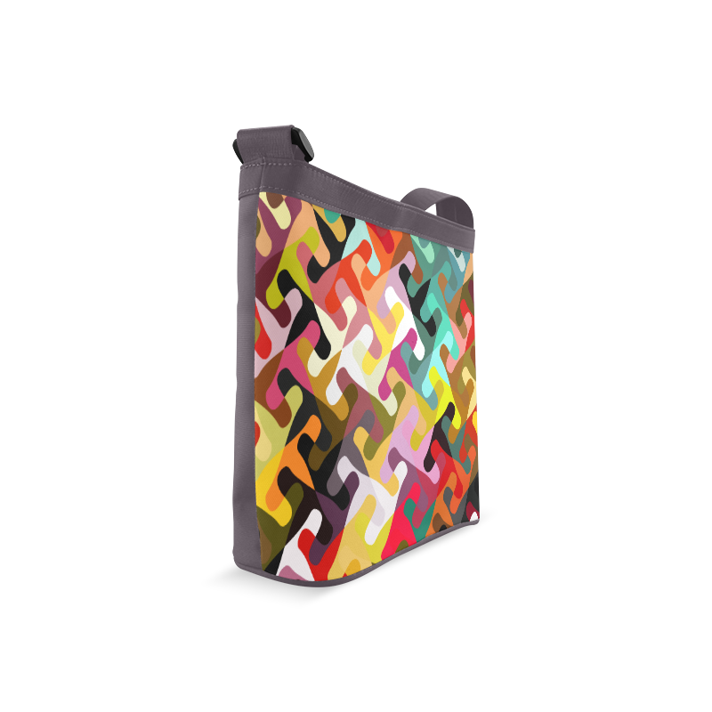 Colorful shapes Crossbody Bags (Model 1613)