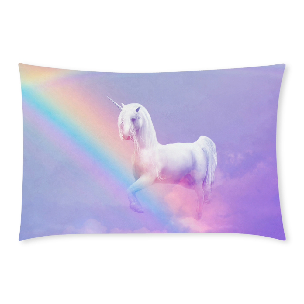 Unicorn and Rainbow 3-Piece Bedding Set