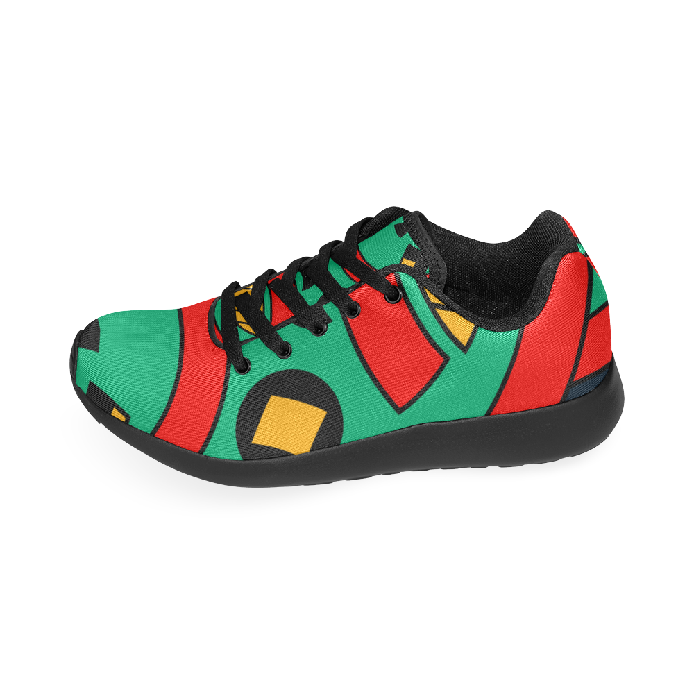 African Scary Tribal Kid's Running Shoes (Model 020)